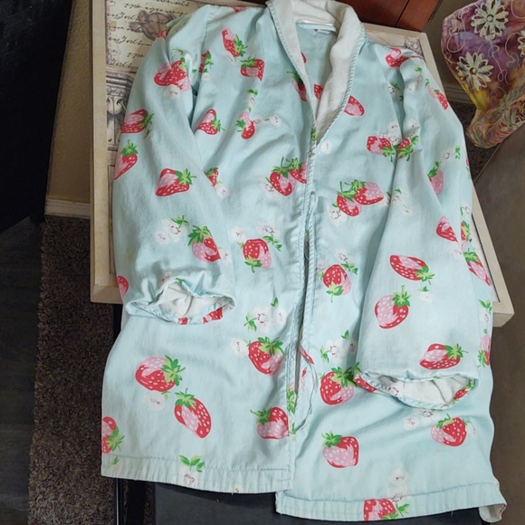 Victoria's Secret Other - VINTAGE Strawberry Cotton Victoria Secret Robe